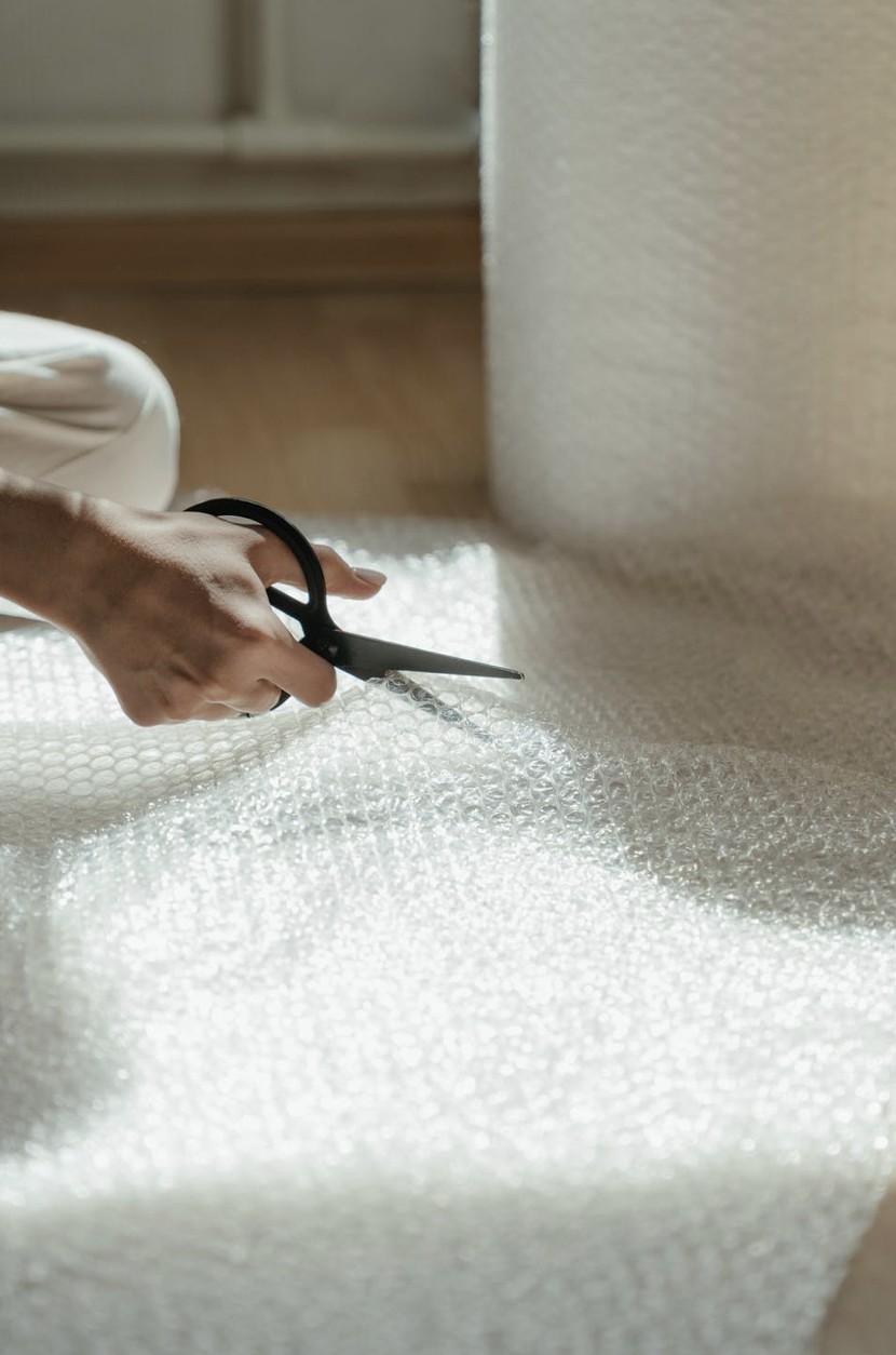 papier à bulles pour déménager