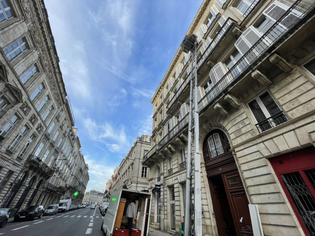 Déménagement avec monte-meuble